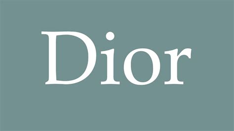 gris dior pronunciation|dior pronunciation in french.